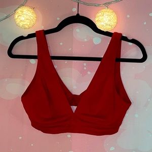 Red Victoria’s Secret Lounge Bra